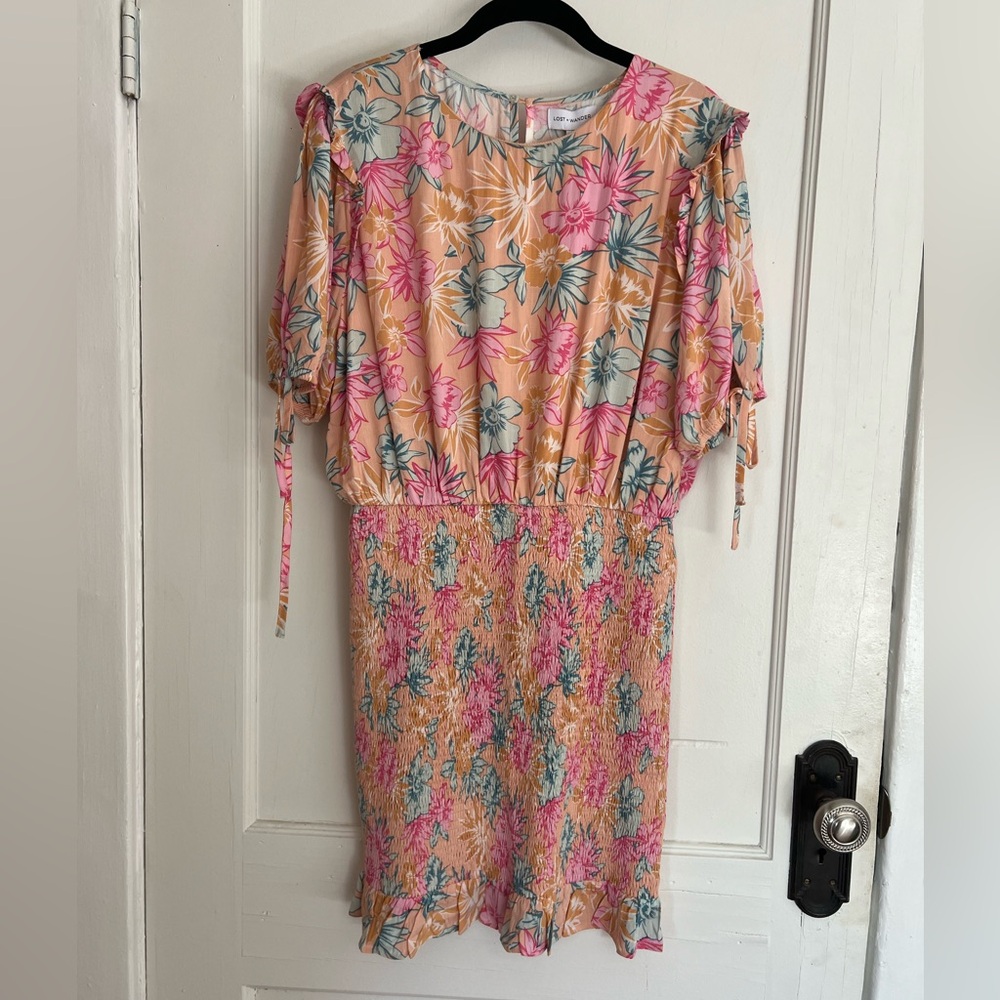 Lost + Wander | Sunkist Aloha Mini Dress | Size L | NWT